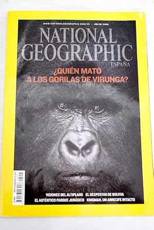 Imagen del vendedor de National Geographic, Ao 2008,vol. 23, n 1:: Quin mat a los gorilas de Virunga?; Visiones del Altiplano; El despertar de Bolivia; El autntico Parque Jursico; Kingman, un arrecife intacto a la venta por Alcan Libros