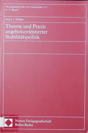 Seller image for Theorie und Praxis angebotsorientierter Stabilittspolitik. for sale by Antiquariat Bookfarm