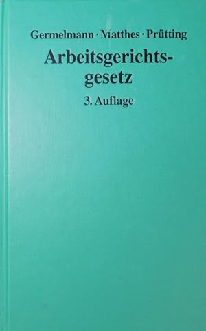 Seller image for Arbeitsgerichtsgesetz. Kommentar. for sale by Antiquariat Bookfarm