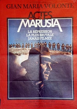 "ACTES DE MARUSIA (ACTAS DE MARUSIA)" Réalisé par Miguel LITTIN en 1975 avec Gian Maria VOLONTE /...