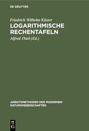 Bild des Verkufers fr Logarithmische Rechentafeln zum Verkauf von BuchWeltWeit Ludwig Meier e.K.