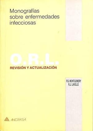 Imagen del vendedor de MONOGRAFAS SOBRE ENFERMEDADES INFECCIOSAS. O.R.L. REVISIN Y ACTUALIZACIN. a la venta por Librera Smile Books