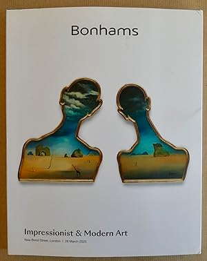 Bonhamas, Impressionist & Modern Art. 26 March 2020
