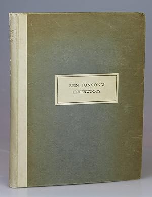Underwoods. Under-Woods, consisting of Divers Poems
