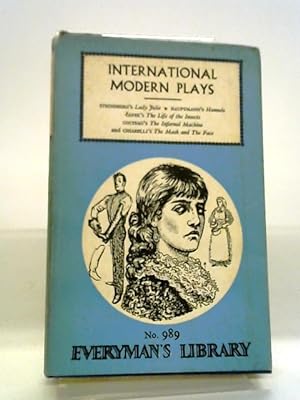 Bild des Verkufers fr International Modern Plays (Everyman's Library-no.989) zum Verkauf von World of Rare Books