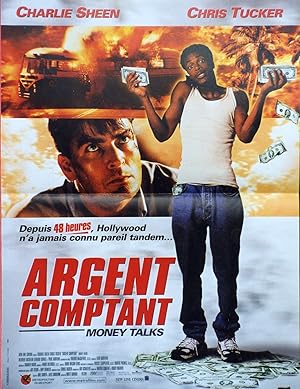 "ARGENT COMPTANT (MONEY TALKS)" Réalisé par Brett RATNER en 1997 avec Charlie SHEEN, Chris TUCKER...