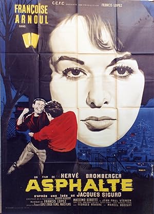 "ASPHALTE" Réalisé par Hervé BROMBERGER en 1958 avec Françoise ARNOUL, Massimo GIROTTI, Marcel BO...