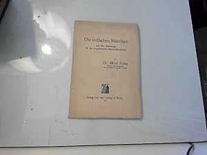 Seller image for Die indischen Mrchen for sale by JLG_livres anciens et modernes