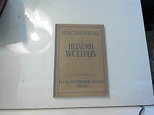 Bild des Verkufers fr Heinrich Wlfflin 1924 zum Verkauf von JLG_livres anciens et modernes