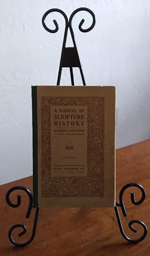 Bild des Verkufers fr A Manual of Scripture History for Use in Jewish Schools and Families zum Verkauf von Structure, Verses, Agency  Books