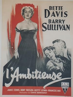 "L'AMBITIEUSE (PAYMENT ON DEMAND)" Réalisé par Curtis BERNHARDT en 1951 avec Bette DAVIS, Barry S...