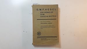 Bild des Verkufers fr Hegel, Georg Wilhelm Friedrich: Smtliche Werke: T. 3, 2., Vorlesungen ber die Beweise vom Dasein Gottes (Philosophische Bibliothek ; Bd. 64 (a)) zum Verkauf von Gebrauchtbcherlogistik  H.J. Lauterbach