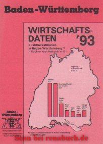 Baden-Württemberg Wirtschaftsdaten 93