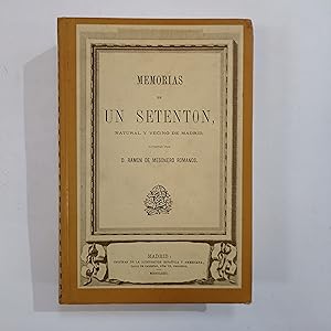 Seller image for Memorias de un setentn, natural y vecino de Madrid for sale by Saturnlia Llibreria