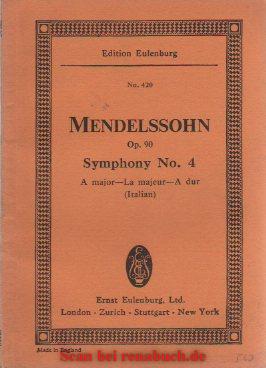 Mendelssohn Op. 90 Symphony No. 4