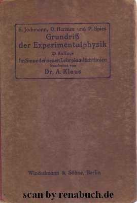 Grundriß der Experimentalphysik