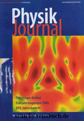 Physik Journal, Ausgabe August/September 2006