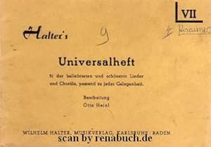 Halter s Universalheft VII - 51 der beliebtesten und schönsten Lieder und Choräle