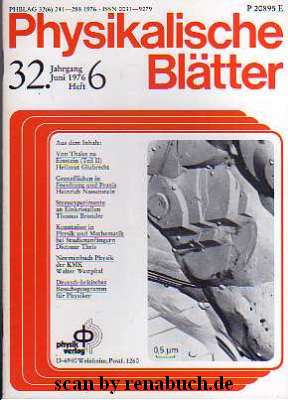 Physikalische Blätter, Heft 6 - 1976