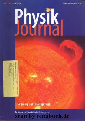 Physik Journal März 2007 Scherpunkt Heliphysik