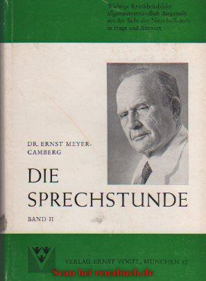 Image du vendeur pour Die Sprechstunde - Bd. II. mis en vente par Werner Hrter-Antiquariat