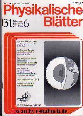 Physikalische Blätter, Heft 6 - 1975