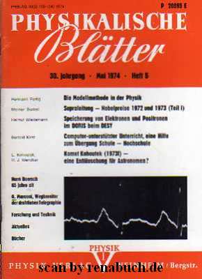 Physikalische Blätter, Heft 5 - 1974