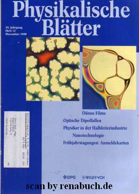 Physikalische Blätter, Heft 12 - 1999