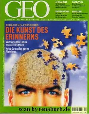 Geo Magazin 12/2001: Evolution der Säuger, Gedächtnisforschung, Alzheimer, Peru, Afrikanische Mod...