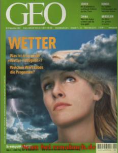 Geo Magazin 9/2002: Wetter: Wetter-Fühligkeit/Wetterprognosen - Jemen - 4. GEO-Tag der Artenvielf...