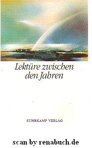 Seller image for Lektre zwischen den Jahren for sale by Werner Hrter-Antiquariat