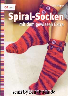 Spiral-socken mit dem gewissen Extra