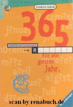 Seller image for 365 Rtsel fr ein ganzes Jahr for sale by Werner Hrter-Antiquariat