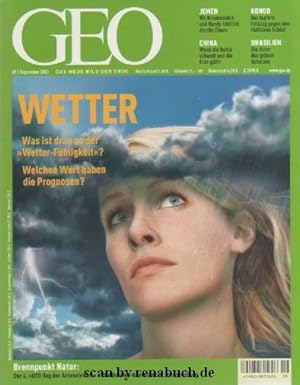 Geo, Nr. 9/2002: Wetter-Fühligkeit, Wetterprognose, Jemen, 4. Geo-Tag der Artenvielfalt, Kohlenfe...