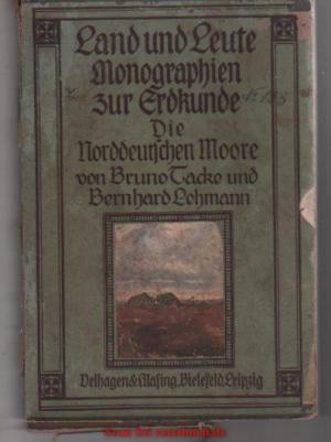 Bild des Verkufers fr Die norddeutschen Moore zum Verkauf von Werner Hrter-Antiquariat