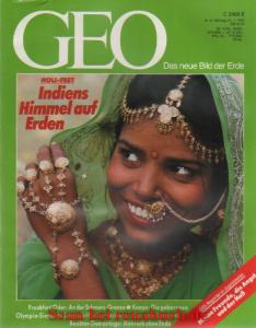 Geo Magazin 8/1992: Holi-Fest - Oder-Grenze - Kenyas Wunderläufer - Louvre - "Kruzenshtern" - AKW...