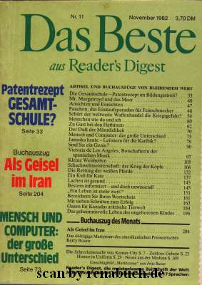 Das Beste aus Reader s Digest, Ausgabe 11 1982