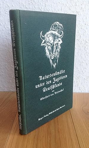 Imagen del vendedor de Naturdenkmler unter den Jagdtieren Deutschlands. Schilderung und Beschreibung. a la venta por Antiquariat Hartmann