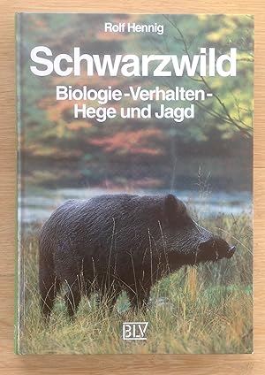 Bild des Verkufers fr Schwarzwild. Biologie-Verhalten-Hege und Jagd. zum Verkauf von Antiquariat Hartmann