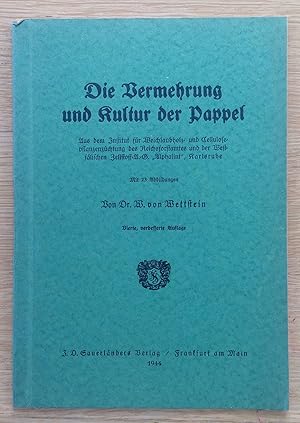 Imagen del vendedor de Die Vermehrung und Kultur der Pappel. a la venta por Antiquariat Hartmann
