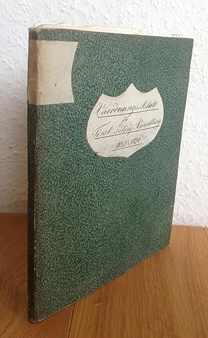 Verordnungsblatt für die Forst-Polizei-Verwaltung. Jahrgänge 1835 und 1836.