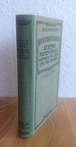 Bild des Verkufers fr Handbuch fr Jger, Jagdberechtigte und Jagdliebhaber. Band III. Die Niederjagd. Zweiter Teil .Aus der Neumann Reihe Jagdliche Klassiker . zum Verkauf von Antiquariat Hartmann