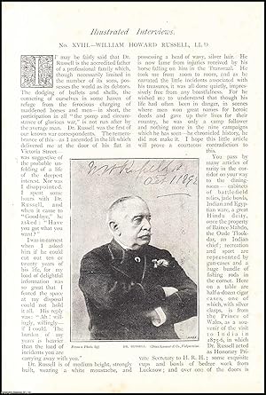 Imagen del vendedor de Dr. William Howard Russell, Irish Reporter. Illustrated Interviews. An original article from The Strand Magazine, 1892. a la venta por Cosmo Books
