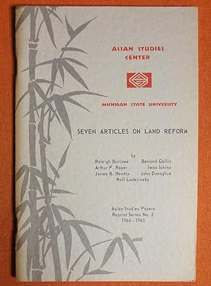 Seller image for SEVEN ARTICLES ON LAND REFORM for sale by GuthrieBooks