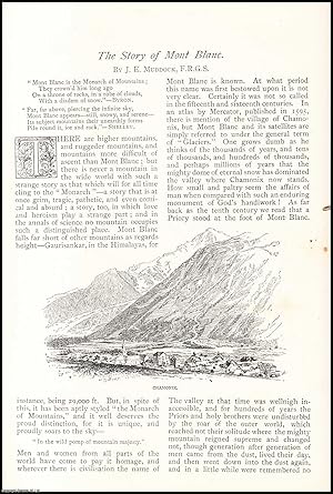 Seller image for The Story of Mont Blanc, Monarch of Mountains. An original article from The Strand Magazine, 1892. for sale by Cosmo Books