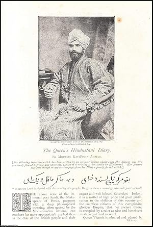 Imagen del vendedor de Queen Victoria's Hindustani Diary. An original article from The Strand Magazine, 1892. a la venta por Cosmo Books