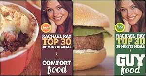 Seller image for Guy Food / Comfort Food TOP 30 30 Minute Meals - 2 Set (Rachael Ray 30-Minute Meals, Suggested Retai for sale by Drew