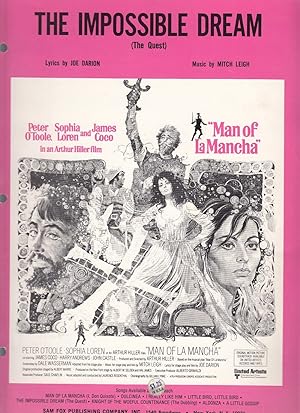 Seller image for The Impossible Dream ((The Quest), Man of La Mancha: A New Musical Play) for sale by Drew