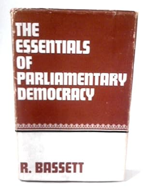 Bild des Verkufers fr The Essentials Of Parliamentary Democracy zum Verkauf von World of Rare Books