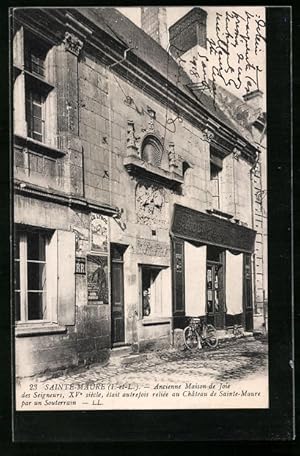 Seller image for Carte postale Sainte-Maure, Ancienne Maison de Joie des Seigneurs for sale by Bartko-Reher